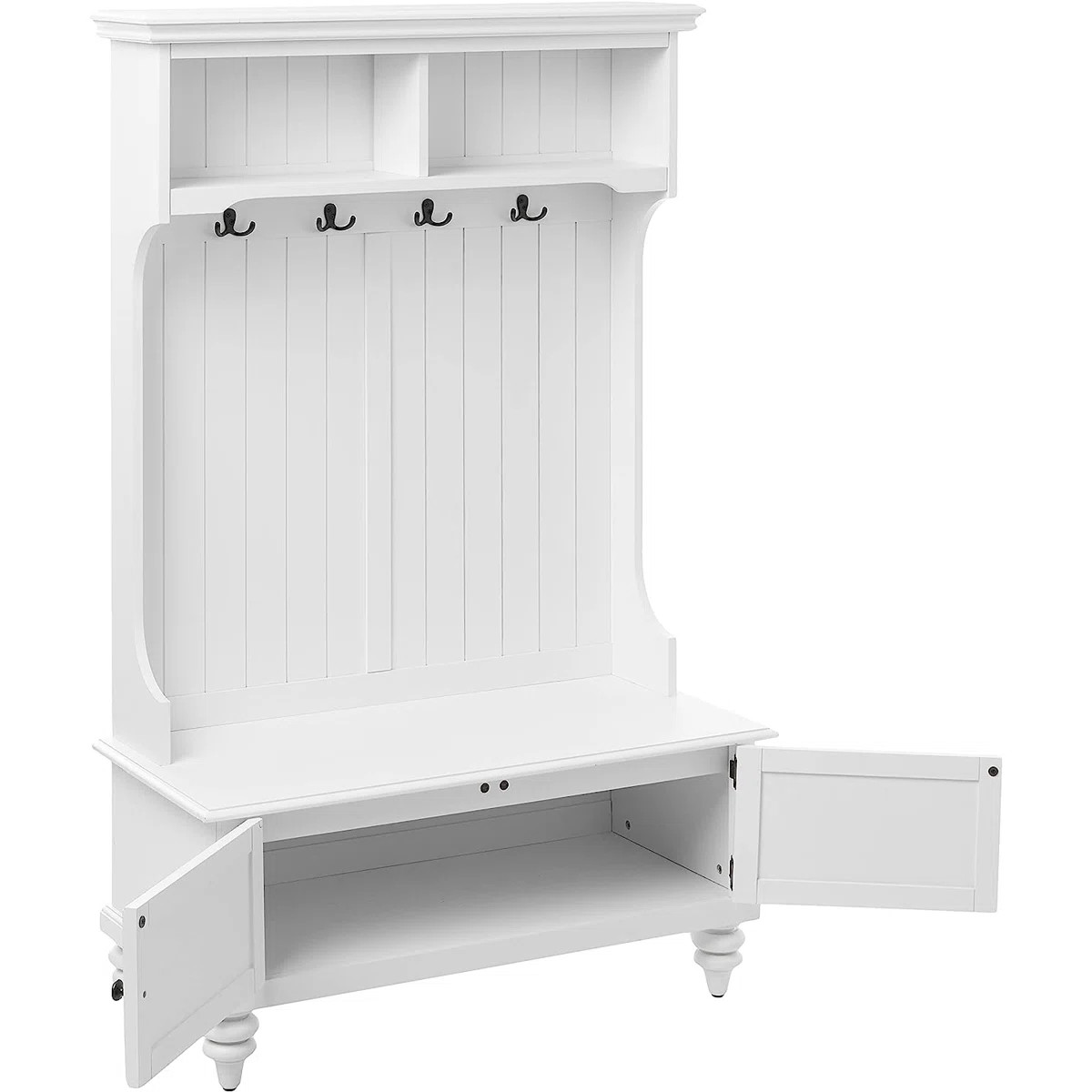 Priyansh Hall Tree 40'' Wide with Bench | Wayfair North America