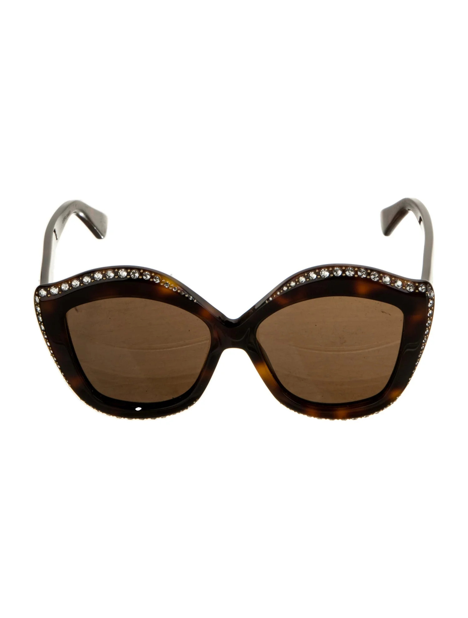 Gucci Oversize Tinted Sunglasses - Brown Sunglasses, Accessories - GUC1929757 | The RealReal | The RealReal