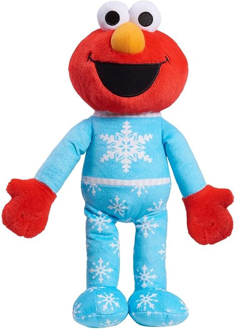 Sesame Street Holiday 15-inch Large Plush Elmo Stuffed Animal, Red, Super Soft Plush, Kids Toys f... | Amazon (US)
