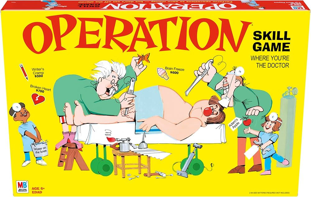 Operation Electronic Board Game, Family Games for Kids Ages 6+, Kids Board Games for 1+ Players, ... | Amazon (US)