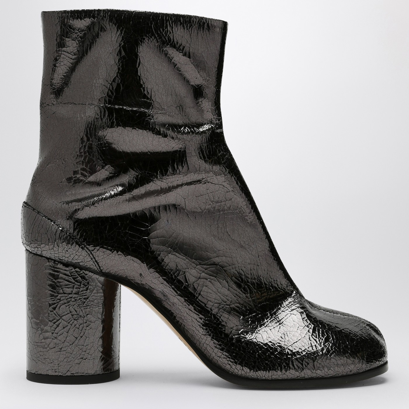 Dark grey metallic Tabi boot | The Double F