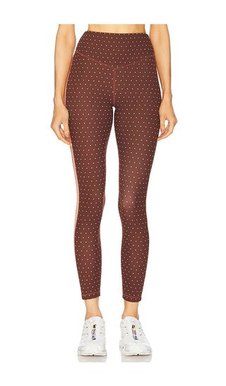 THE UPSIDE Maho 25in High Rise Midi Pant in Brown. - size S | Revolve Clothing (Global)