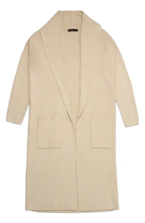 DELUC Chandler Maxi Cardigan in Ecru Melange at Nordstrom, Size X-Small | Nordstrom