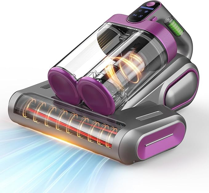 Bed Mattress Vacuum Cleaner Cordless 16Kpa Handheld Vacuum, Vacuum Cleaner with 253.7nm UV-C Ligh... | Amazon (US)