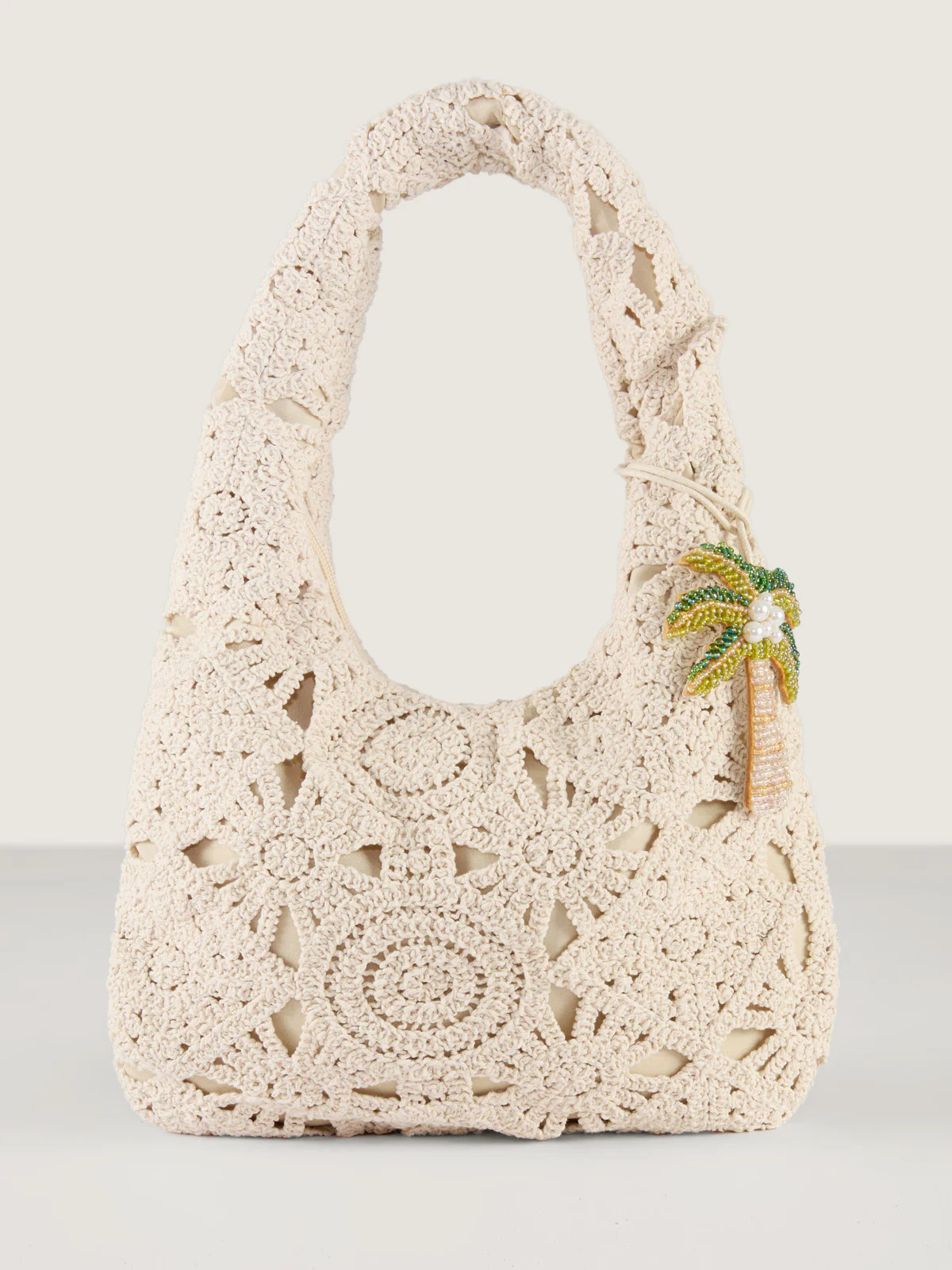 Soft Hooked Stitch Lace Handbag | Bloomchic