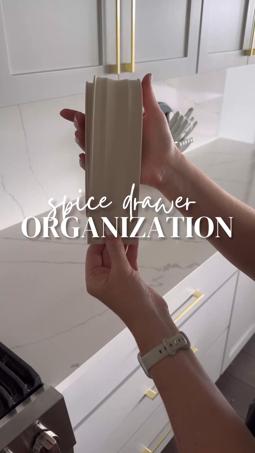 Kitchen spice drawer organization. 

#LTKSaleAlert #LTKHome #LTKWatchNow