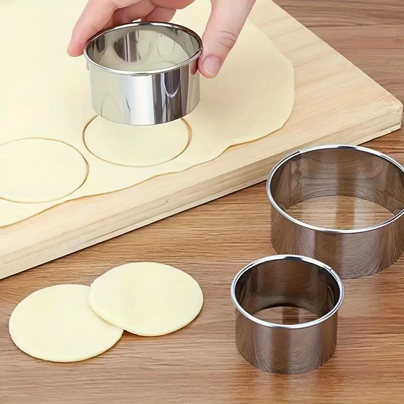 5-Piece Stainless Steel Cutter Set – Biscuit & Fondant Shapers for Professional Baking, Durable... | Temu Affiliate Program