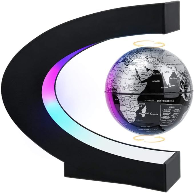 MOKOQI Magnetic Levitating Globe with LED Light, Cool Tech Gift for Men Father Boys, Birthday Gif... | Amazon (US)