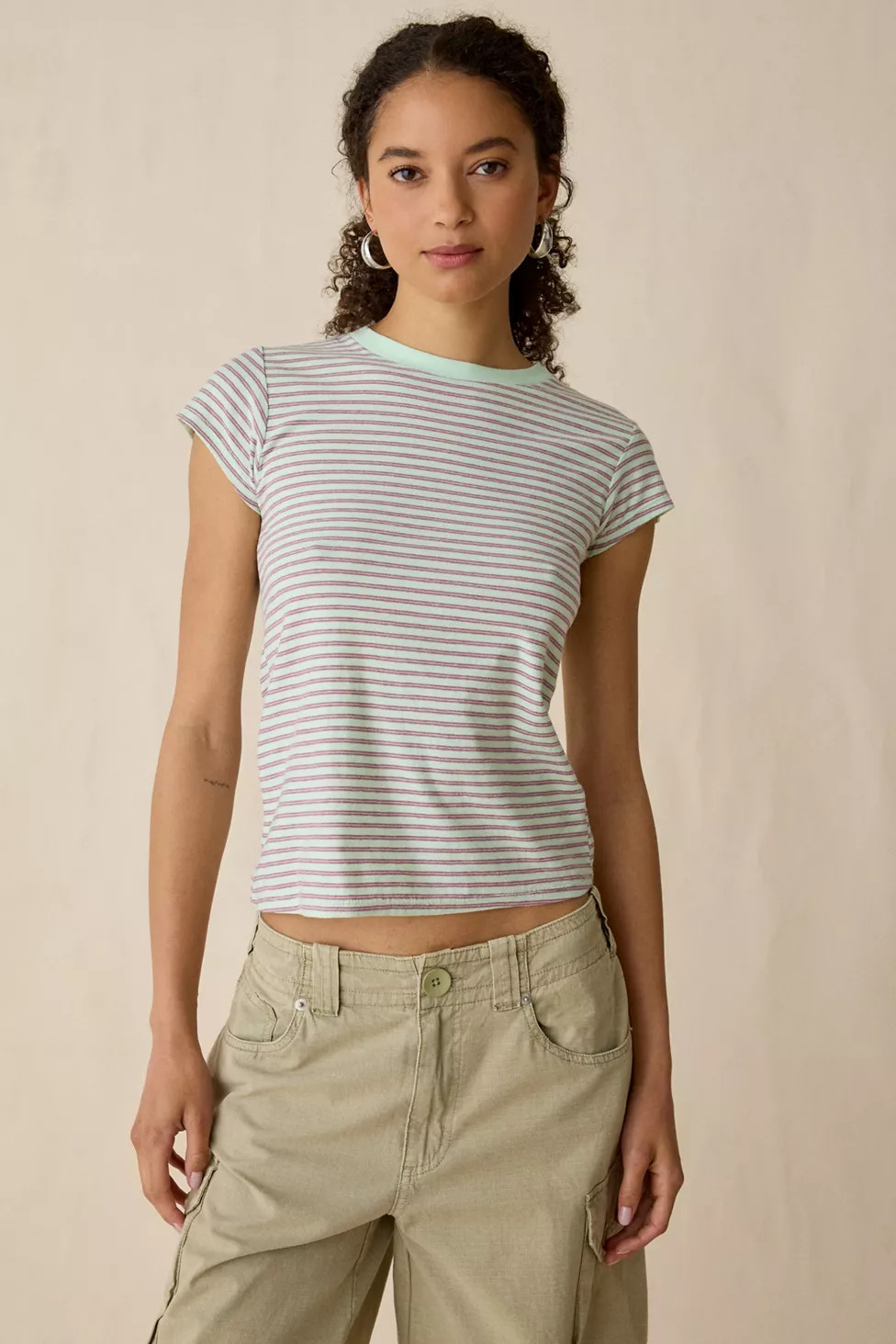 BDG Printed Short Sleeve Spill The Tee | Urban Outfitters (US and RoW)