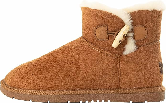 CLPP'LI Women's Mini Bailey Button Snow Boots | Amazon (US)