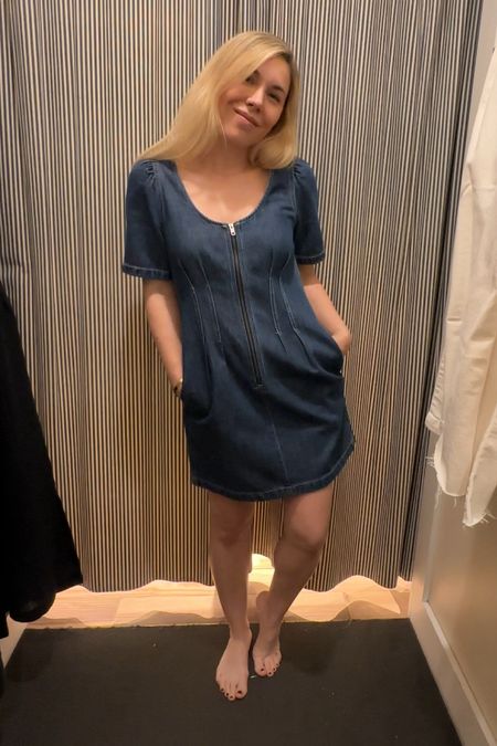 Denim dress
Jean dress

Madewell sale!
This denim dress is a 2 and I definitely needed the 0. I really liked it and I’m ordering it!

Dress
Spring Dress 
Vacation outfit
Date night outfit
Spring outfit
#Itkseasonal
#Itkover40
#Itku