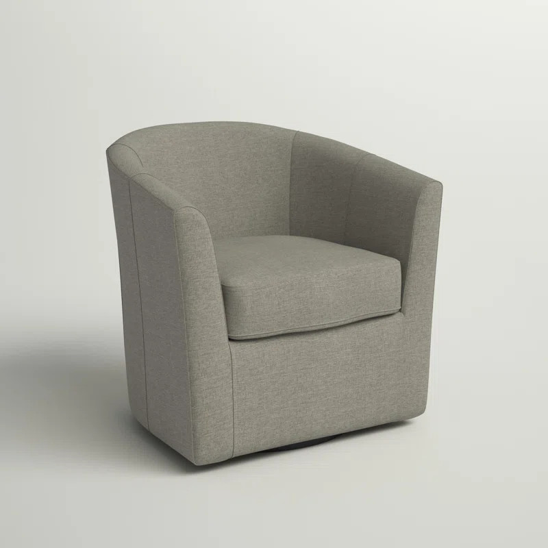 Hansell Upholstered Swivel Barrel Chair | Wayfair North America