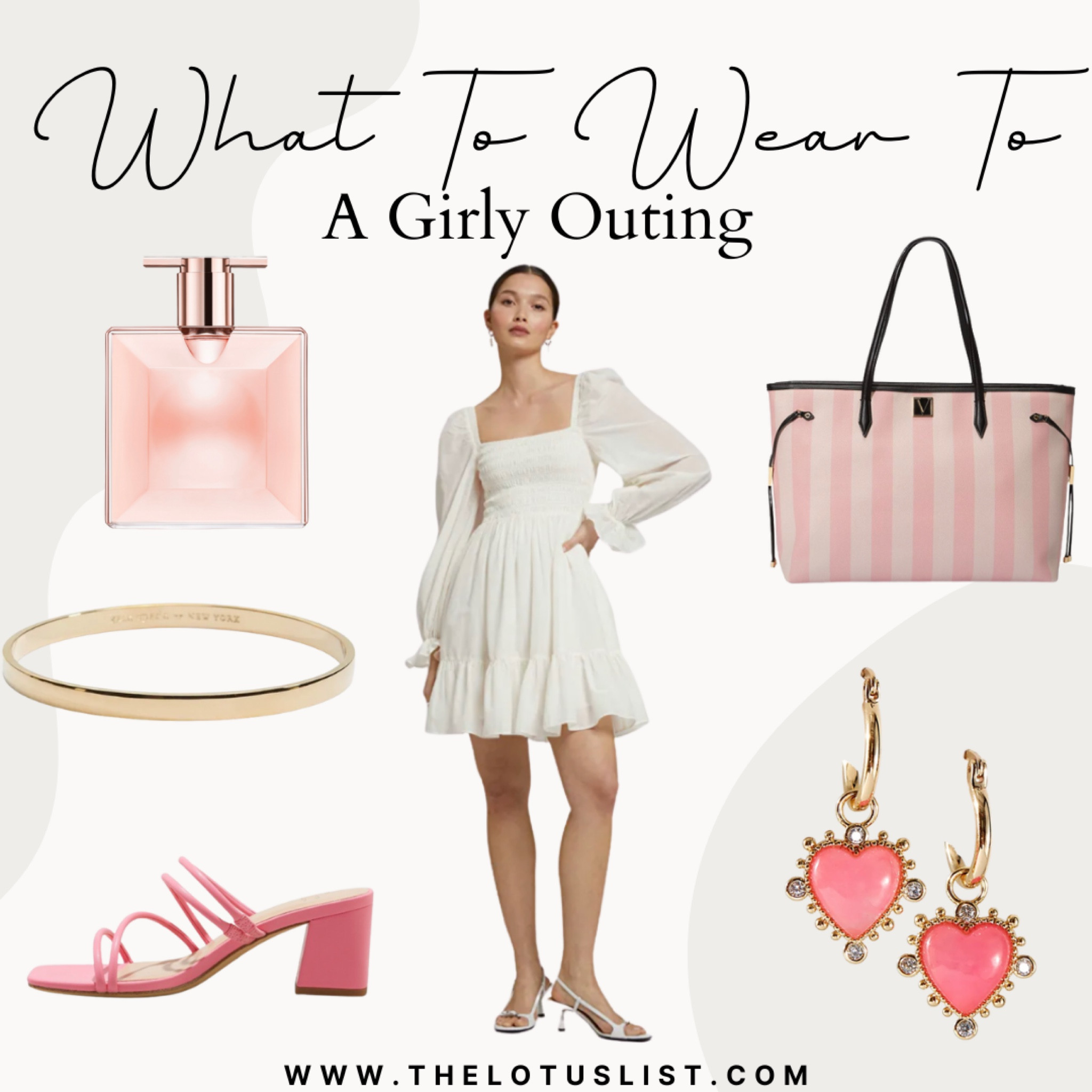What To Wear To - A Girly Outing

LTKunder100 / LTKunder50 / LTKworkwear / LTKitbag / LTKshoecrush / LTKbeauty / Victoria’s Secret / Victoria’s Secret tote bag / tote bag / sale / sale alert / & other stories / Kate spade / Kate spade bracelet / bangle bracelet / white dress / white midi dress / white mini dress / perfume / fragrance / heart earrings / pink heels / pink shoes / sandals / girly outfits / girly outfit / girly outfit idea / girly outfit ideas / outfit idea / outfits ideas / outfit inspo 

#LTKFind #LTKSeasonal #LTKstyletip