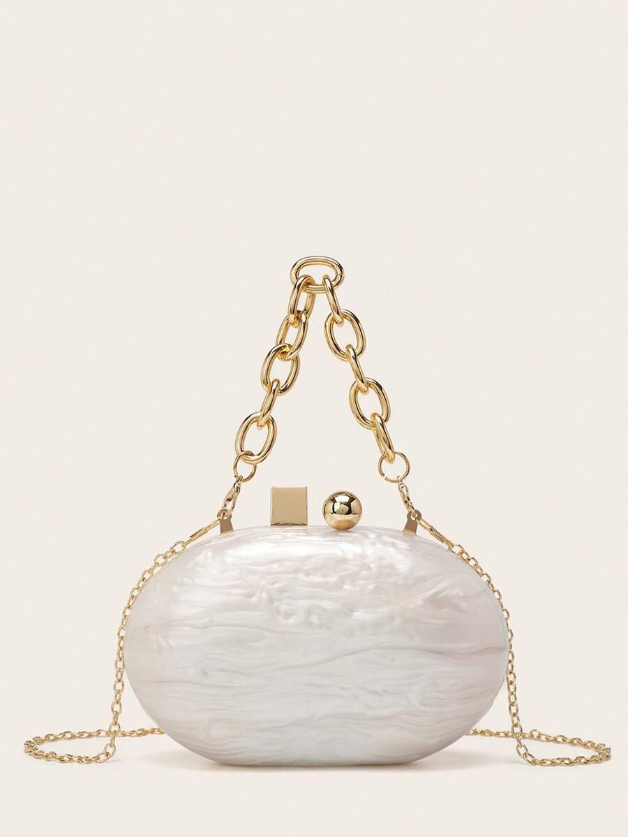 LETODE BAG Acrylic Clutch Purses For Women With Marbling Purses And Handbags Elegant Banquet Even... | SHEIN