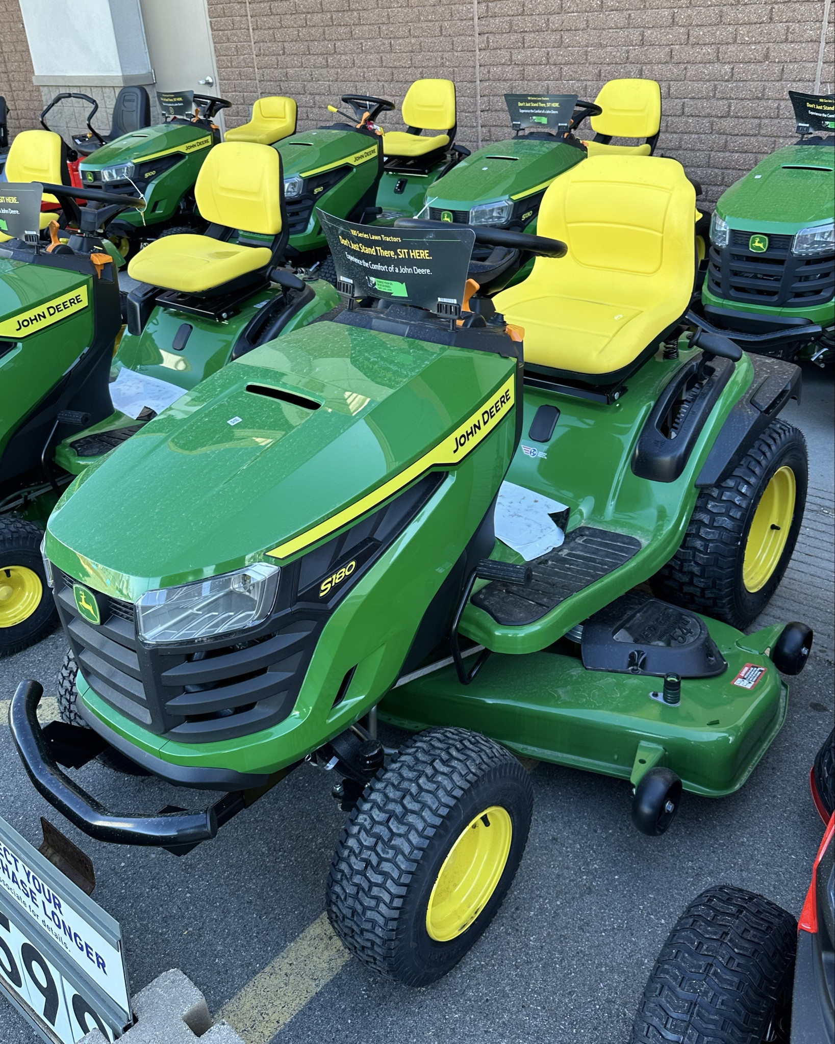 Our new whip for the year 🍃🚜

Moving up in lot size required an upgrade from our push mower and being from a Deere family meant only one option for brands! 

We opted for the 54” mower deck to reduce time and the attachable bagger to bag up all of the leaves! 

John Deere S180 54-Inches 24 -HP V-twin Gas Riding lawn mower

#LTKMens #LTKHome #LTKFamily