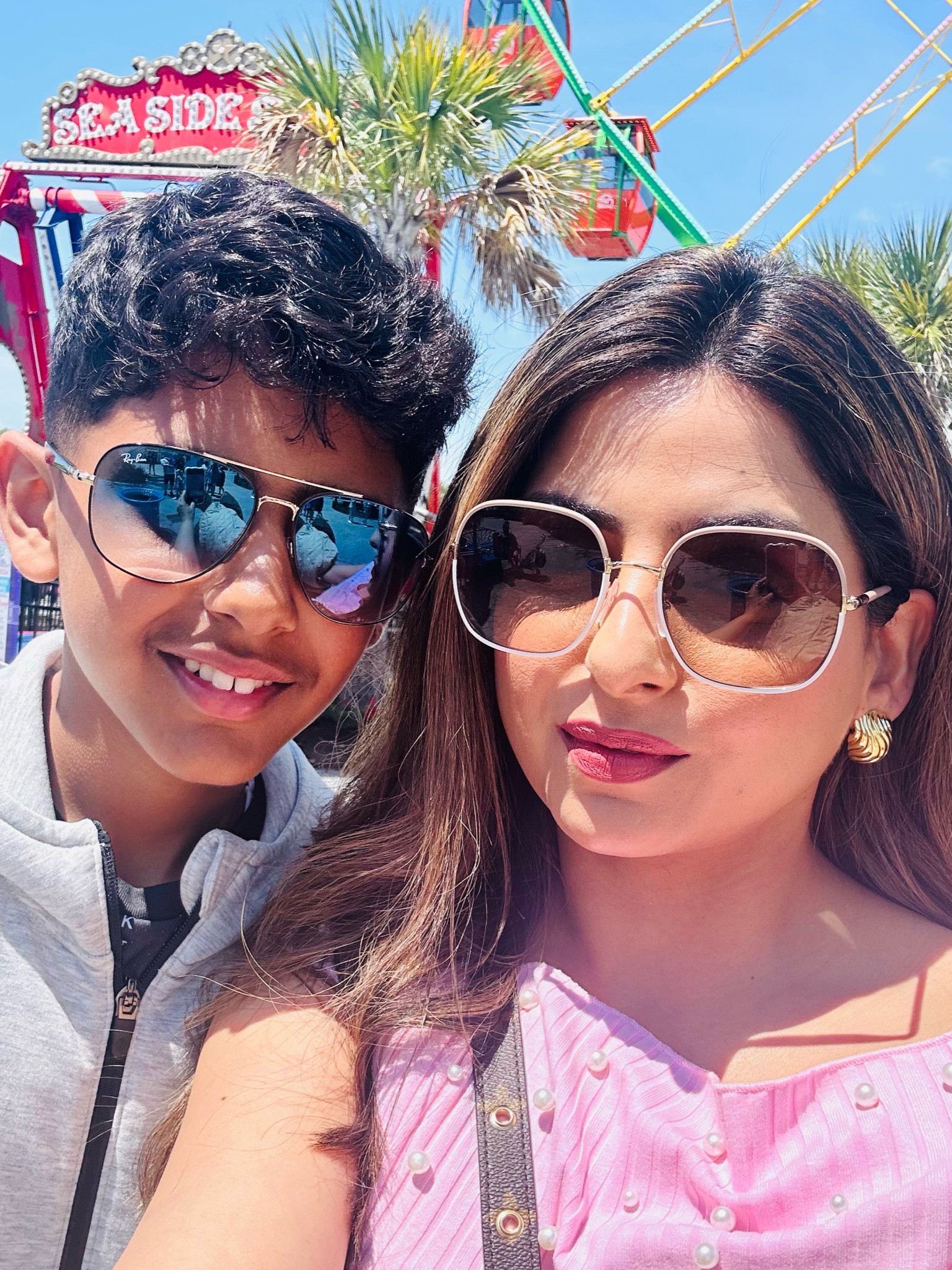 Sunglasses 
White sunglasses 

#LTKover40 #LTKsalealert #LTKstyletip