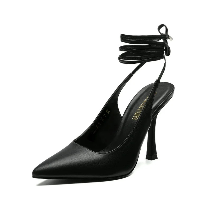 Dream Pairs SDPU2211W Pointed Toe High Heels Pump Shoes - Walmart.com | Walmart (US)