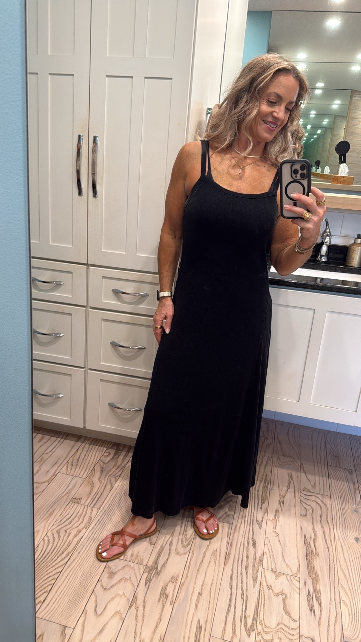 Versatile summer dress, easy to take traveling or wearing for a night out, dress it up pr wear it casually.

#LTKootd #LTKOver40 #LTKSeasonal