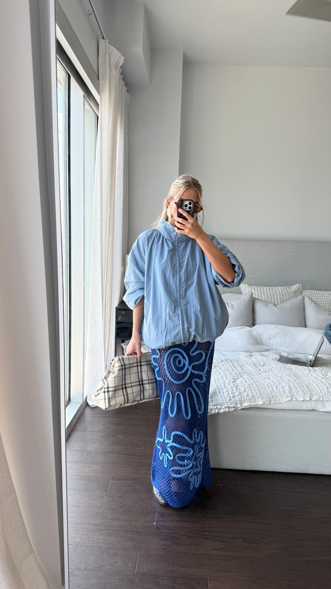 HAD TO SHARE BEFORE IT SELLS OUT, pro tip - wear navy blue shorts and tank for less sheer look! 

#LTKootd