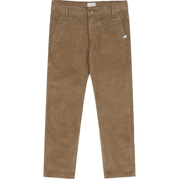 Regular Fit Corduroy Trousers, Taupe | Maisonette
