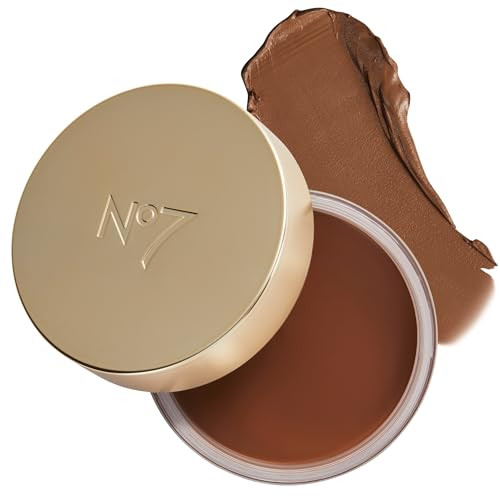 No7 Pro Artist Soft Glow Cream Bronzer - Blendable Cream Makeup with a Lightweight Formula - Customizable Face Makeup for a Natural, Sun-Kissed Glow - Medium (1.26 oz) | Amazon (US)