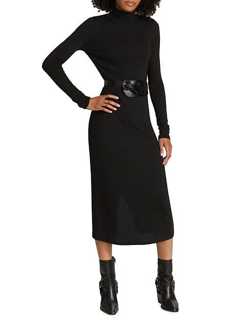 rag & bone The Knit Turtleneck Midi-Dress | Saks Fifth Avenue