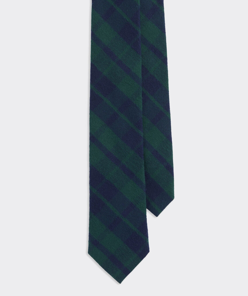 Blackwatch Plaid Flannel Kennedy Tie | vineyard vines