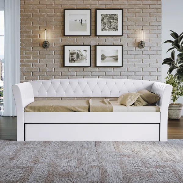 Upholstered Daybed with Trundle | Wayfair North America