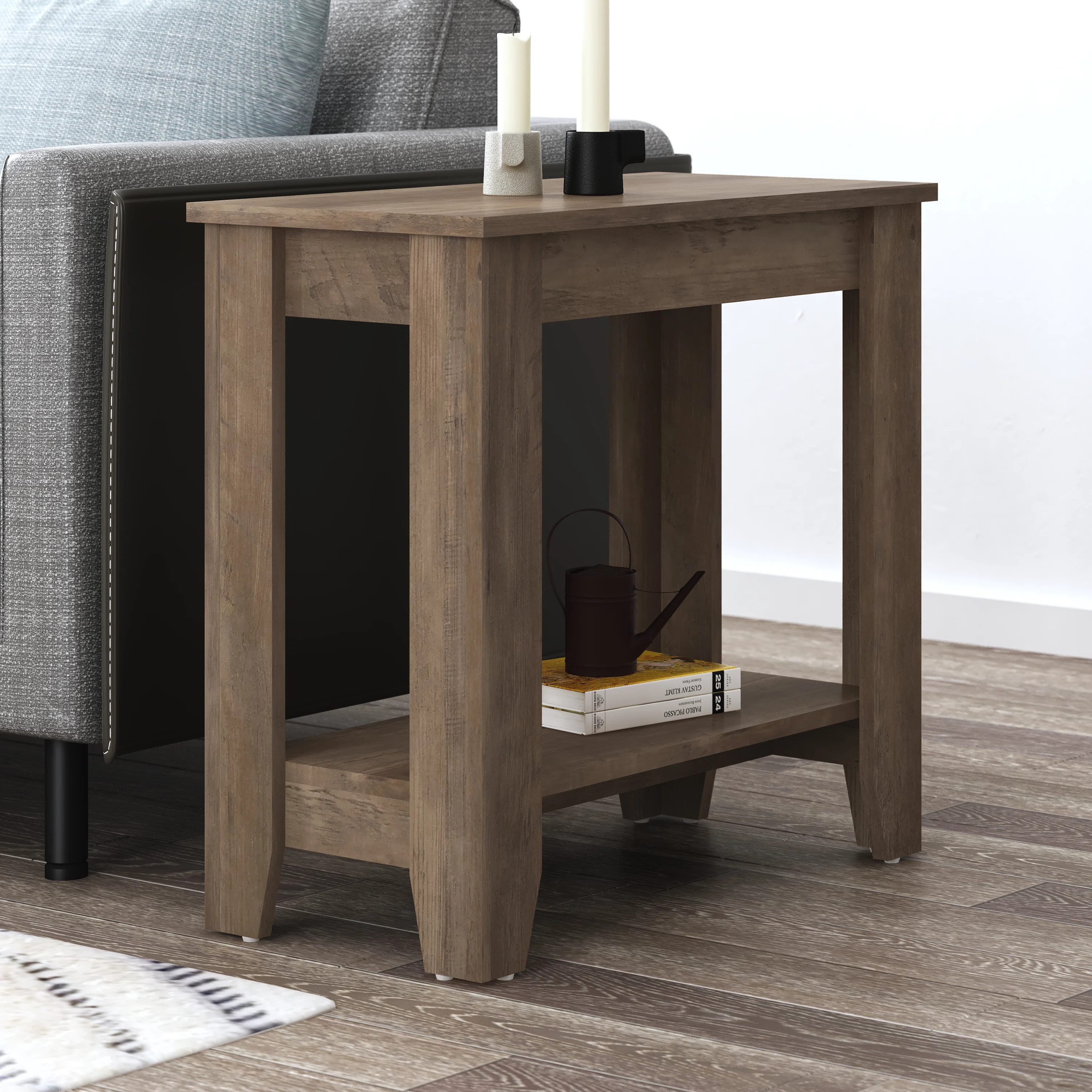 Weddel Basilico End Table with Storage | Wayfair North America