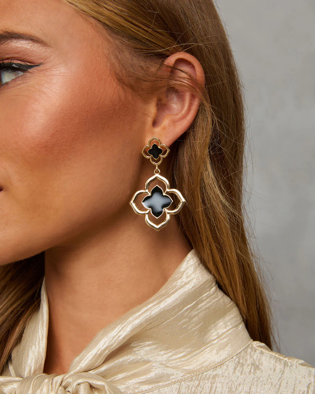 Delina Clover Drop Earrings | VICI