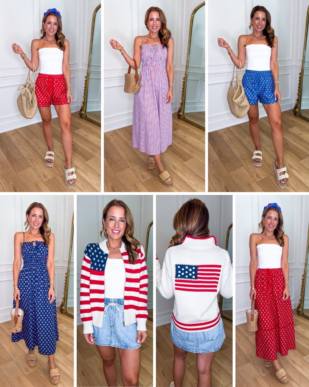 New at Target! Red, white and blue outfits for the 4th of July and Labor Day weekend! Summer dresses in XS. Pull-on shorts and skirts in XS. American flag sweaters in XS. Denim skirt in XS. Americana outfit. Coastal outfit. Boating outfit. Fourth of July outfit. Labor Day outfit. Summer outfit. Summer style. Beach outfit. BBQ outfkt.

#LTKootd #LTKSeasonal #LTKTravel
