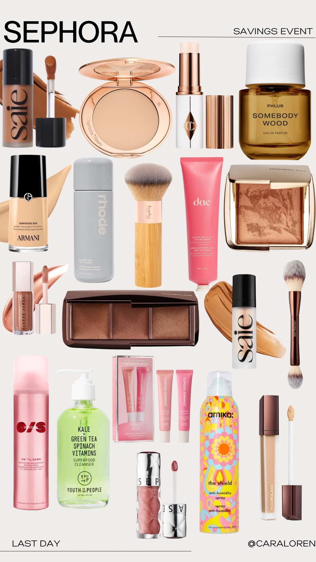 Last day for Sephora’s saving event! Use code SPRINGSALE 

#LTKBeauty #LTKSaleAlert