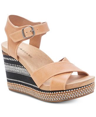 Lucky Brand Women's Yarosan Wedge Sandals & Reviews - Sandals & Flip Flops - Shoes - Macy's | Macys (US)