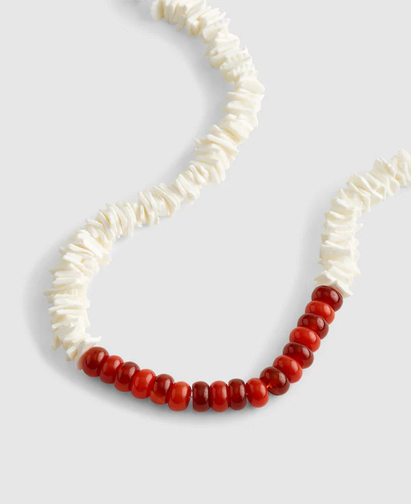 Semiprecious Puka Shell Beaded Choker Necklace | Madewell