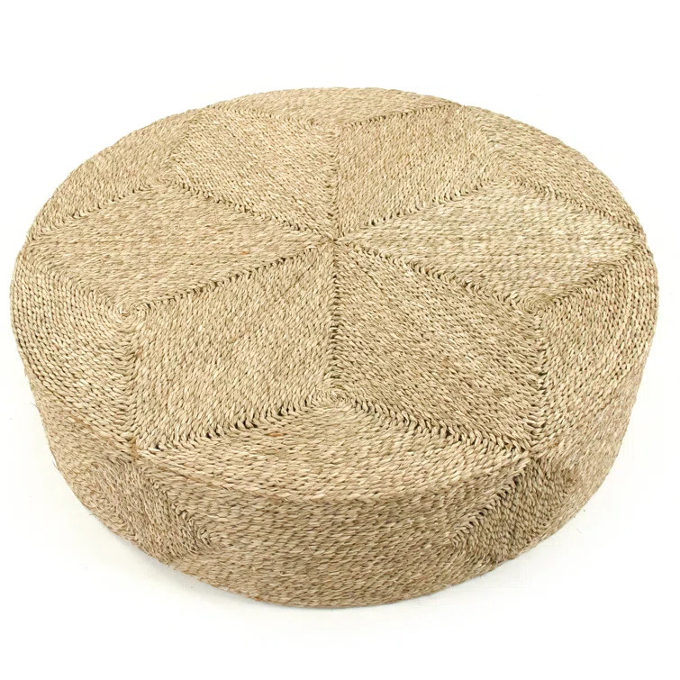 Wetumka 39.5'' Wide Round Pouf Ottoman | Wayfair North America