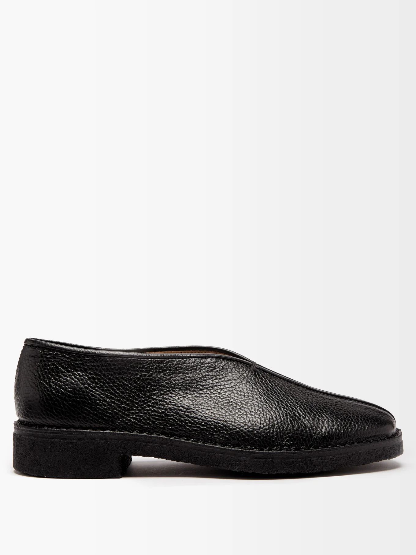 Piped grained-leather shoes | Matches (UK)