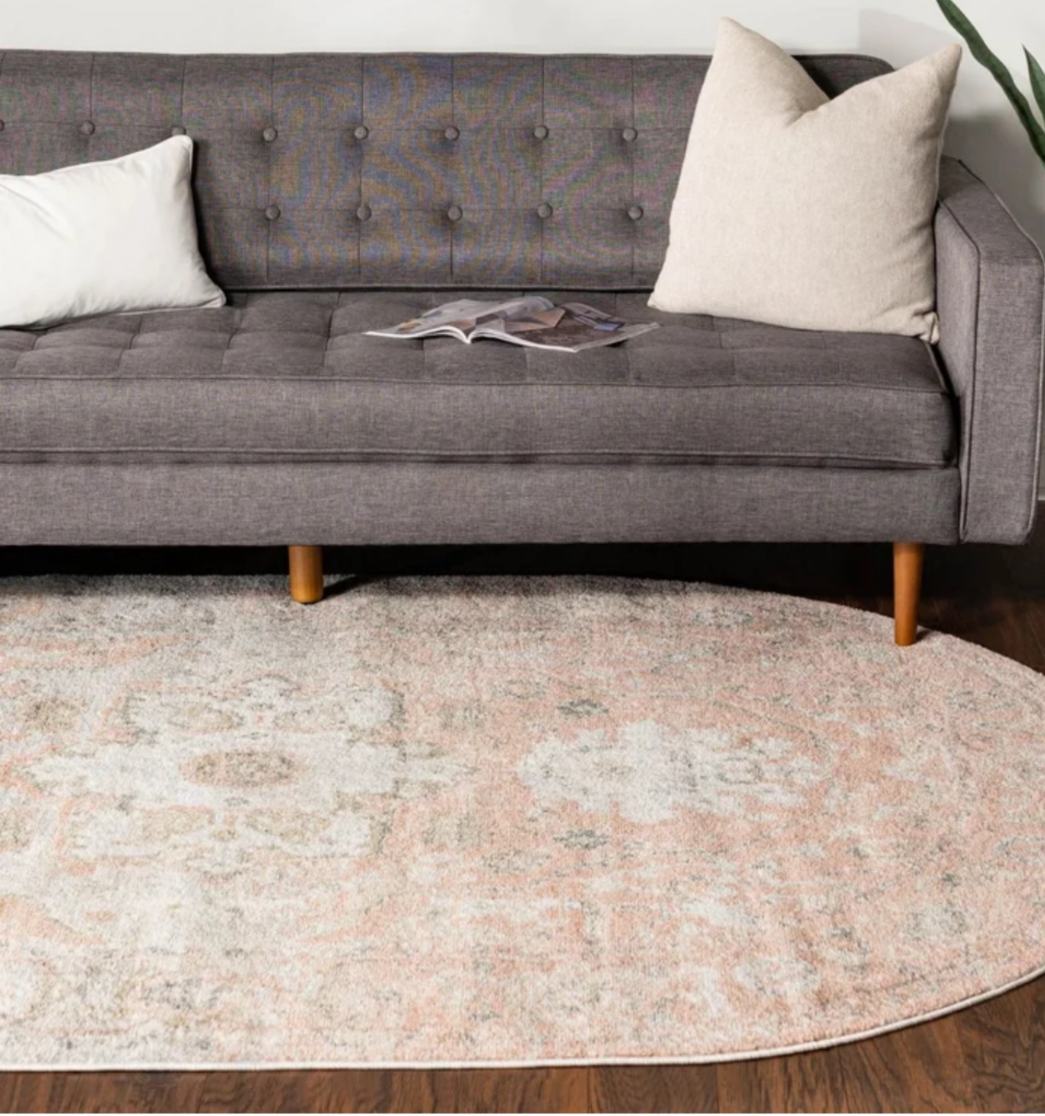 Oval living room rug 🤟🏼

#LTKFamily #LTKHome #LTKSummerSales