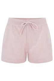 Velour Short Pyjama Set  - Pale Pink | Pour Moi