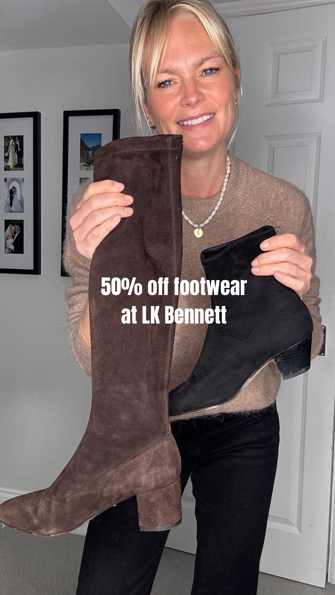 This Black Friday there is 50% off footwear a at LK BENNETT which is an excellent saving. I picked up my knee high boots last year at this time and I’ve also linked the styles I have bought from them over the years for my clients. 

Footwear 
Boots
Suede boots
Knee high boots 
Black Friday 

#LTKuk #LTKshoes #LTKCyberWeek