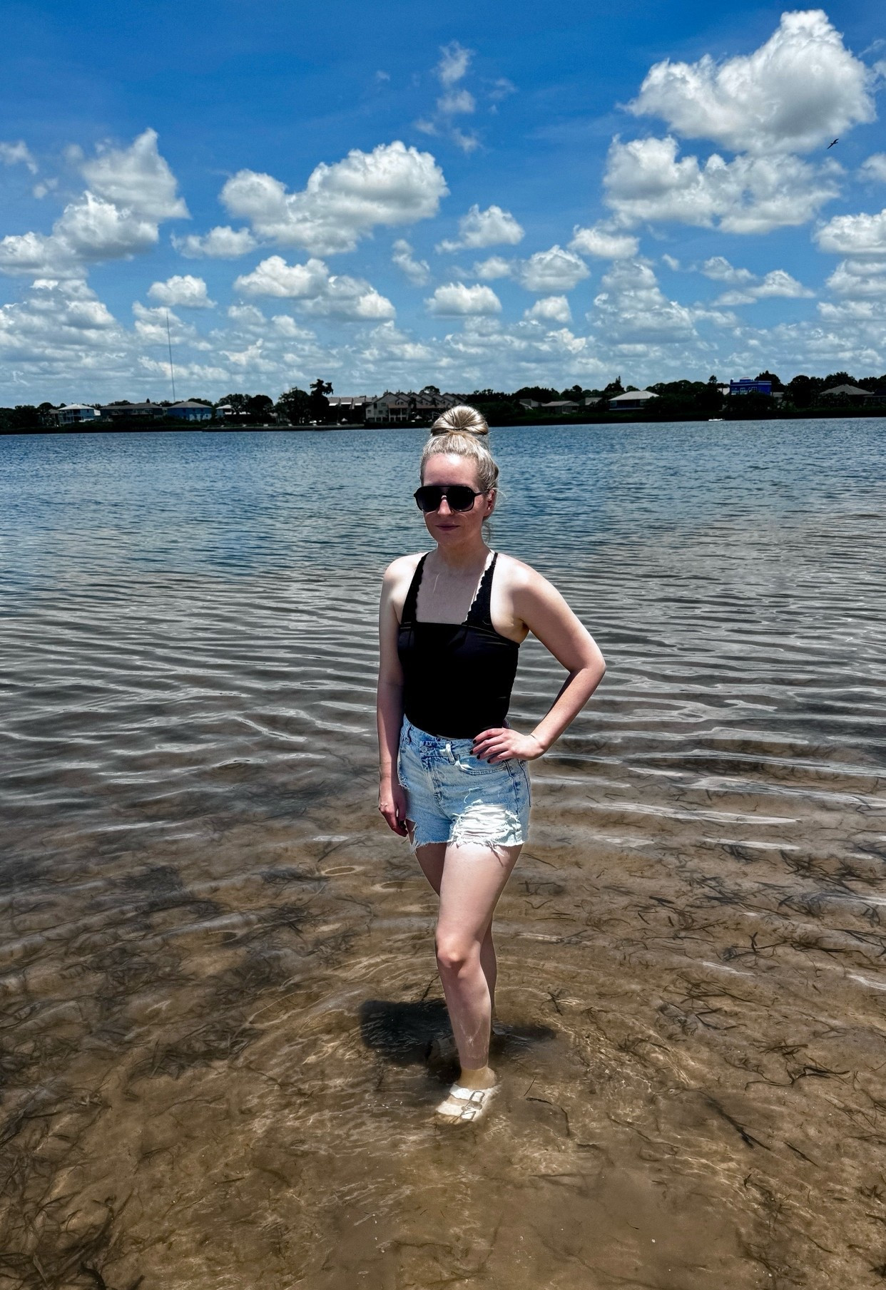Easy summer outfit formula ☀️ Black tube tops are trending for a reason and this one is only $10 🤍 Styled with my favorite American Eagle denim shorts for the perfect casual beach day, vacation, or everyday summer look. Cute, comfy, and effortless ✨ #LTKStyle #LTKSummer #TubeTopStyle #AmericanEagleShorts #SummerBasics #BeachOutfitIdeas #AffordableStyle #SummerOOTD #CasualChic #VacationStyle #FloridaFashion #TrendingOutfits #EverydayFashion

#LTKdayinmylife #LTKootd