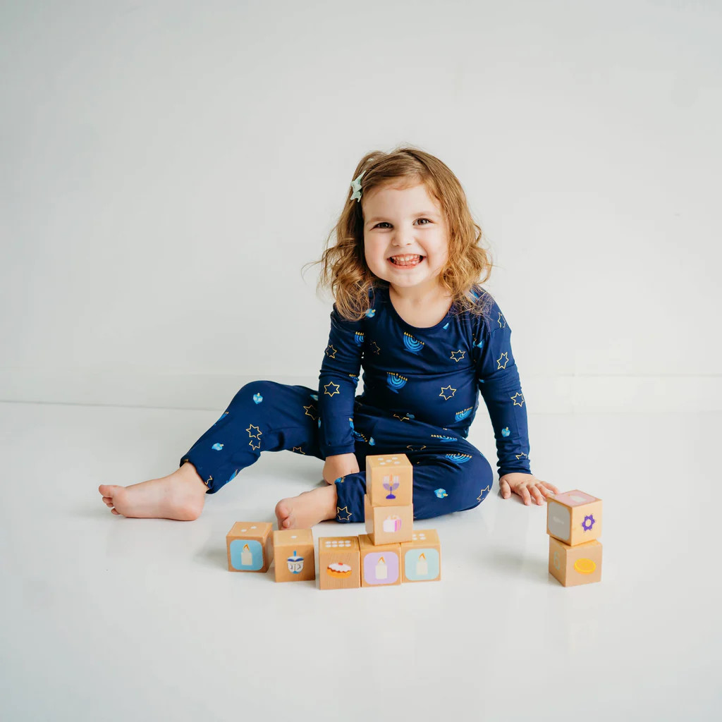 Long Sleeve Pajamas in Hanukkah | Kyte BABY