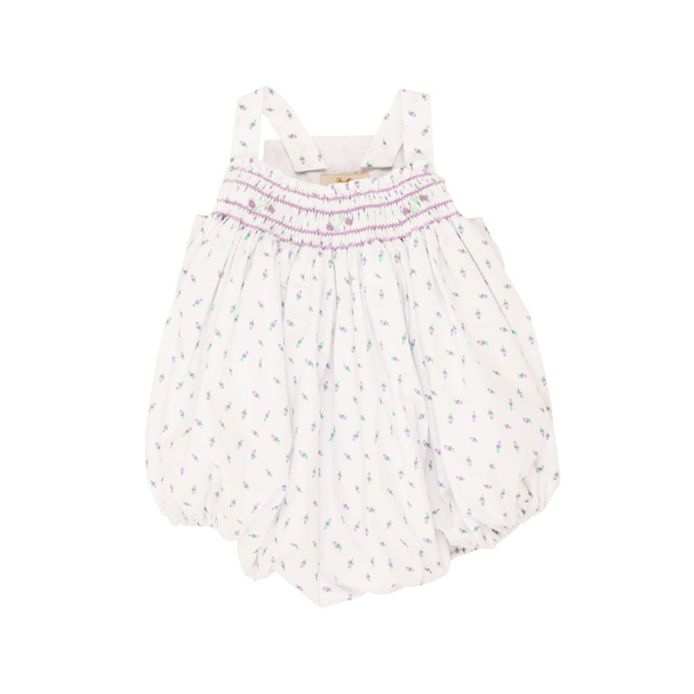 Smocked Bitsy Bubble - Valley Rd Rosebud | The Beaufort Bonnet Company