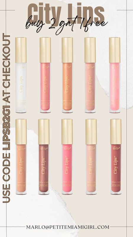 City lips buy 2 take 1 free.

#LTKGiftGuide #LTKBeauty #LTKSaleAlert