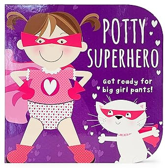 Potty Superhero: Get Ready For Big Girl Pants! Children's Potty Training Board Book      Board bo... | Amazon (US)