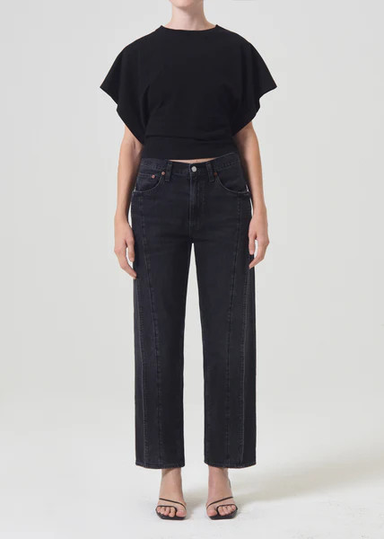 Britt Tee in Black | AGOLDE