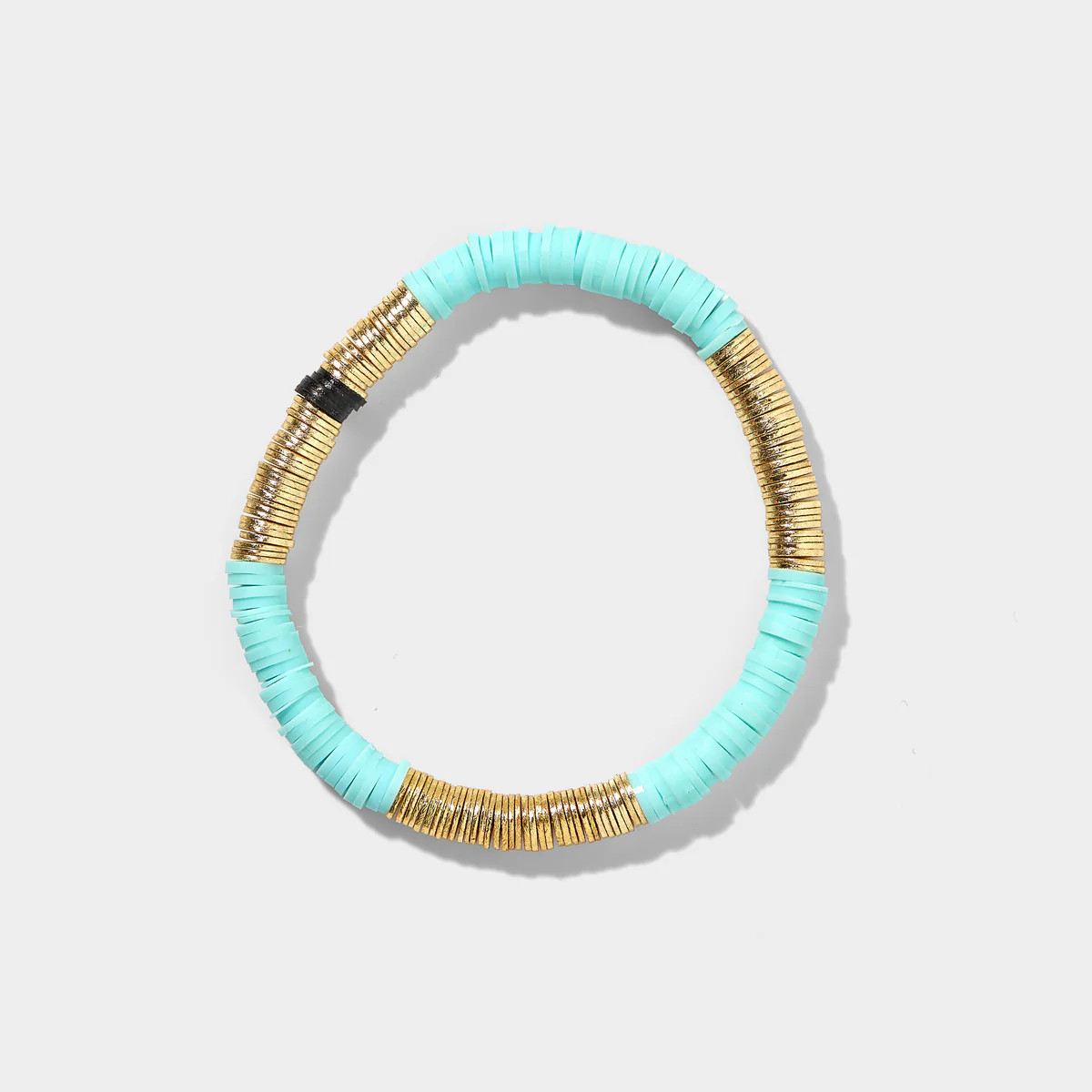 Turquoise Vinyl Bracelet 6mm | Allie + Bess