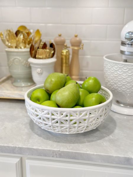 My white fruit bowl is 20% off right now! One of my long-time favorites from AL! 💗 ( I have the large size) 

Kitchen accessories, decorative bowls 

#LTKhome #LTKFind #LTKsalealert
