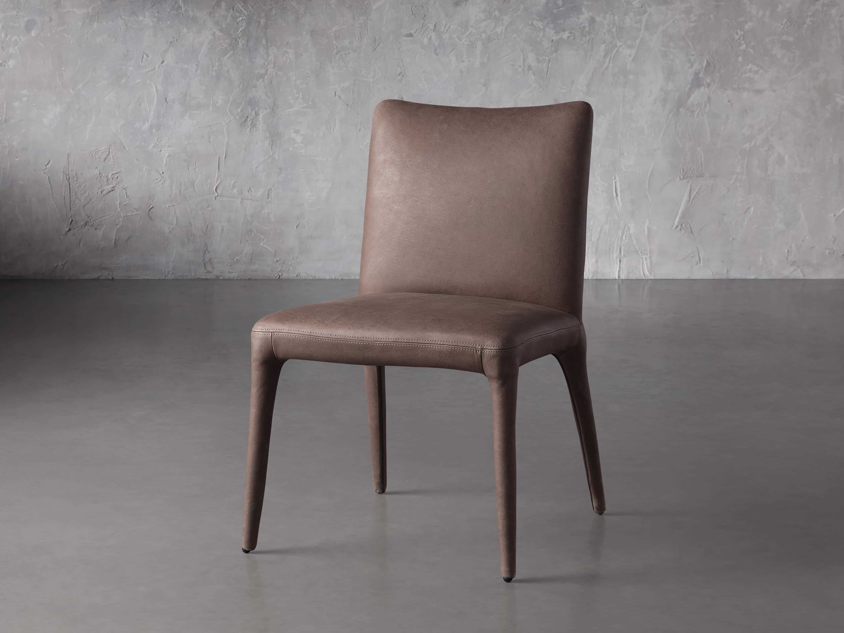 Pelle Dining Side Chair in Lanie Chocolate | Arhaus