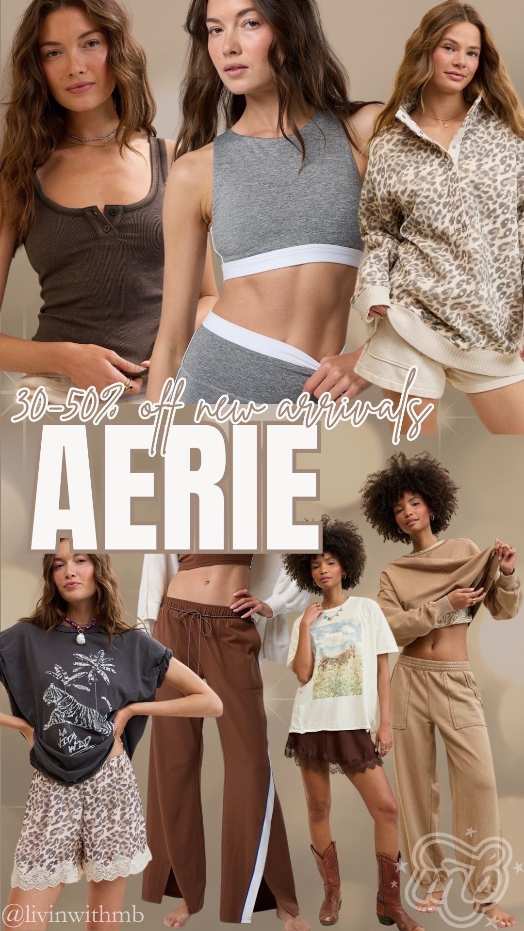 SAVE 30-50% off New Arrivals at Aerie!

#LTKActive #LTKSaleAlert #LTKootd