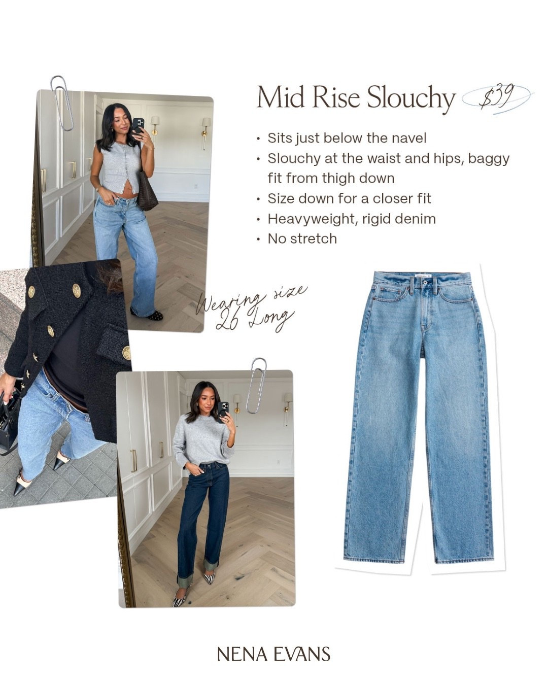 Use code AFNENA for an extra 15% OFF everything!! All jeans are 25-40% OFF! I usually wear size 26 long but have been sizing up 3 sizes during pregnancy 

Abercrombie jeans 
Abercrombie code 
Abercrombie sale 
Denim 
Winter outfit 
Winter fashion

#LTKSeasonal #LTKSaleAlert